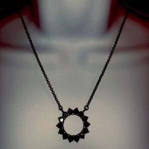 Stocking stuffer alert- black stone necklace